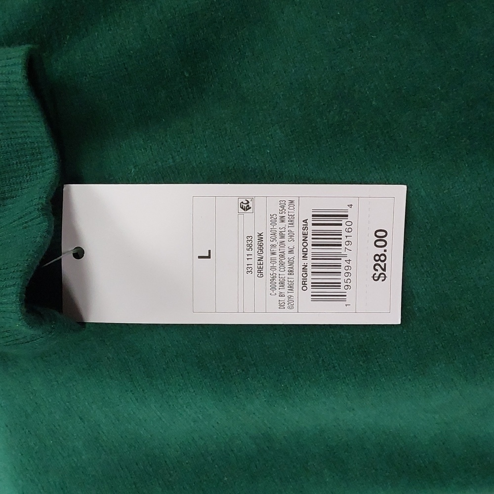Women's Quarter Zip Velour Tunic Sweatshirt | Wild Fable | Large - Picture 11 of 12